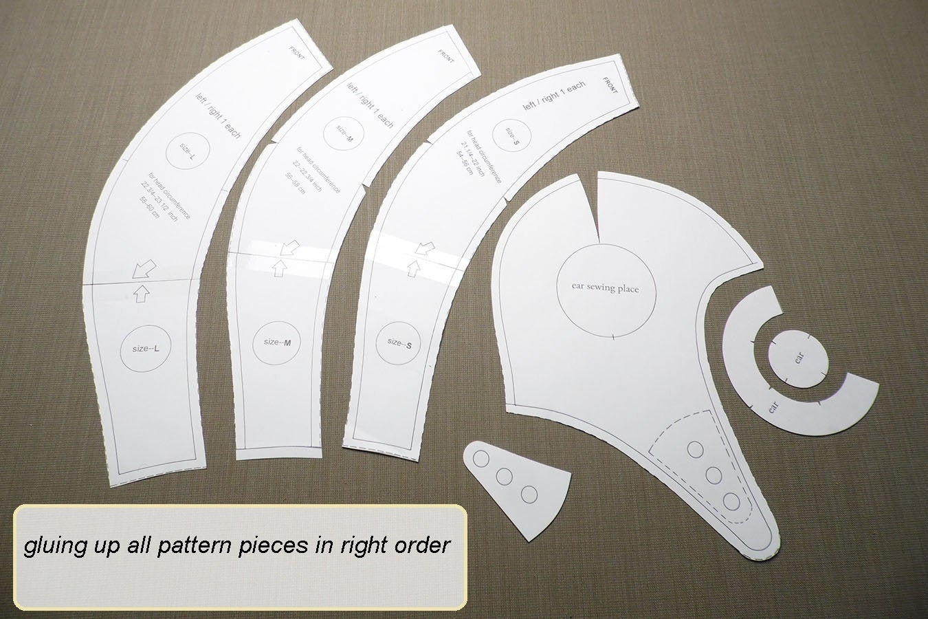 Spitfire Aircraft Inspired Aviator Hat – Digital Pdf Pattern pertaining to Printable Aviator Hat Pattern Free