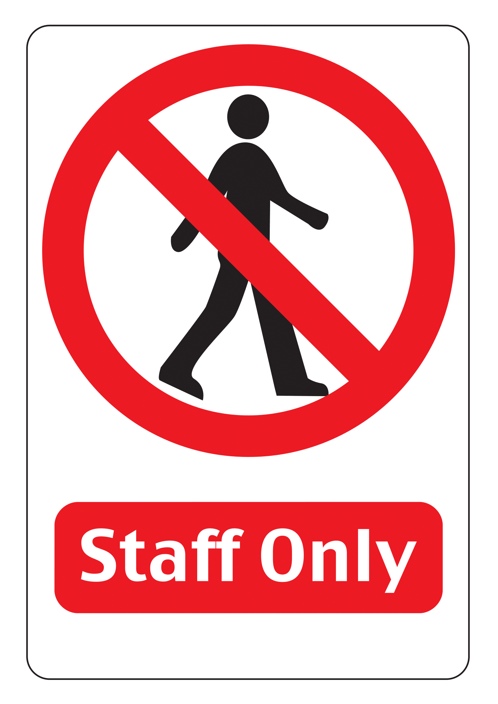 Staff Only Signs | Poster Template pertaining to Employees Only Sign Printable Free