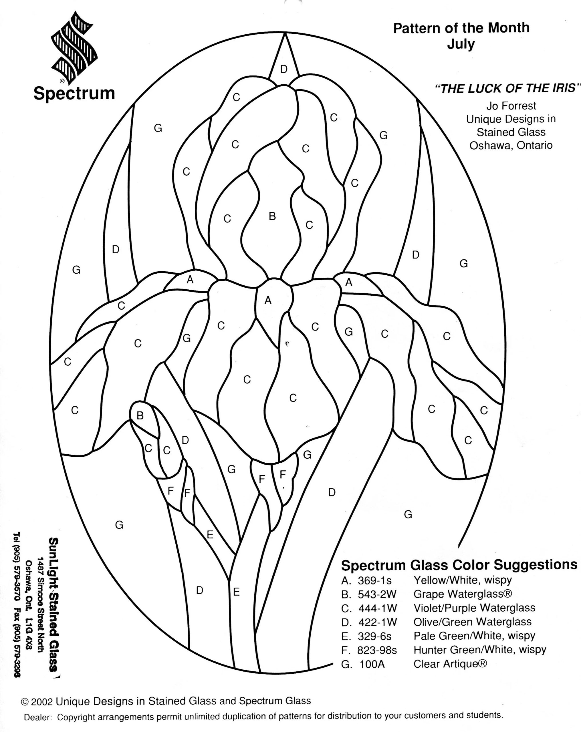 Stained Glass Patterns — Jo Forrest - Visual Poetry in Printable Gallery Glass Patterns