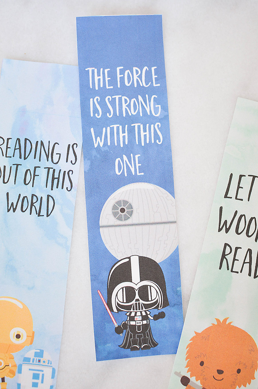 Star Wars Bookmarks - Free Printables For Kids - Our Handcrafted Life intended for Free Printable Star Wars Bookmarks