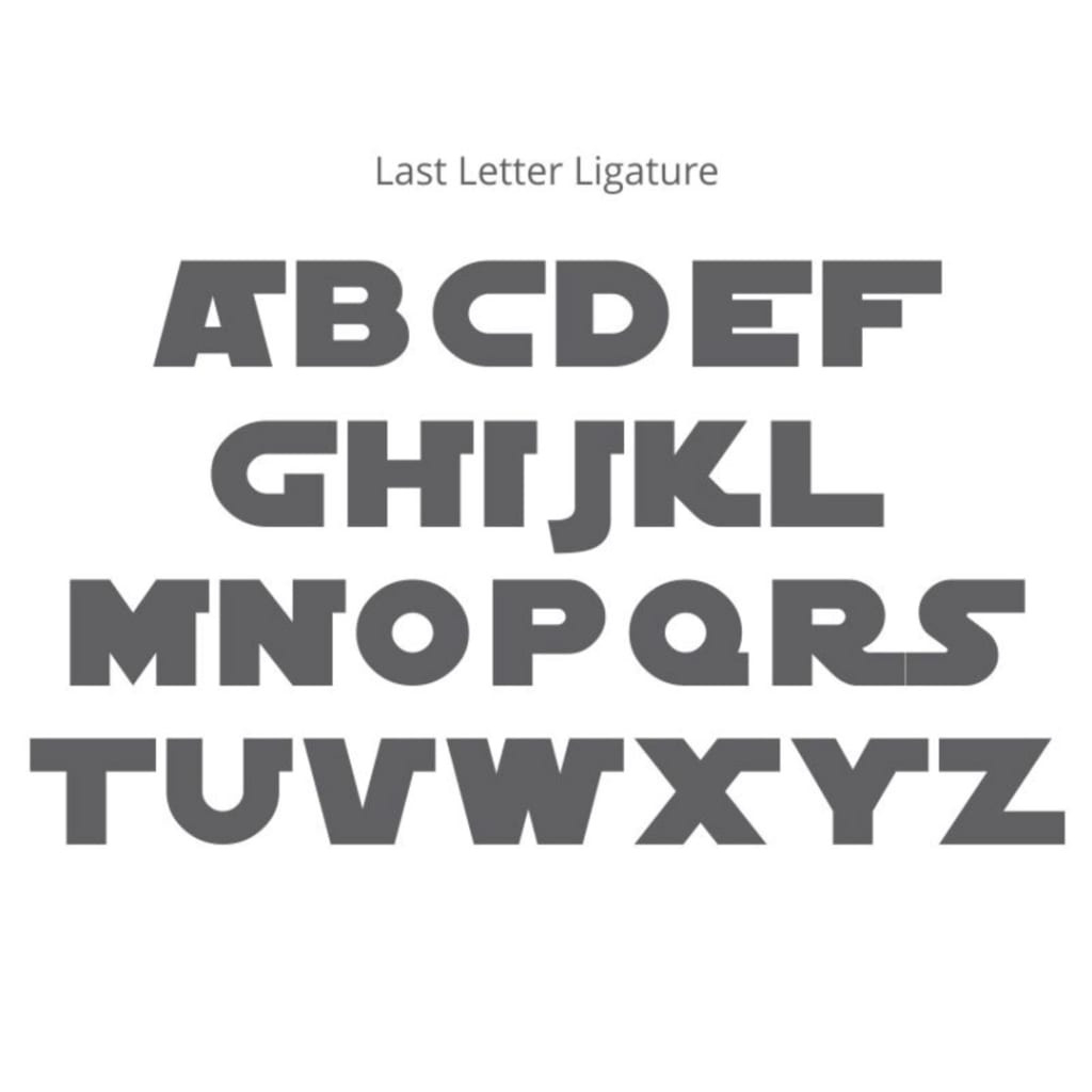 Star Wars Wood Letter - Star Wars Wall Letters | Craftcuts pertaining to Star Wars Font Stencil Printable