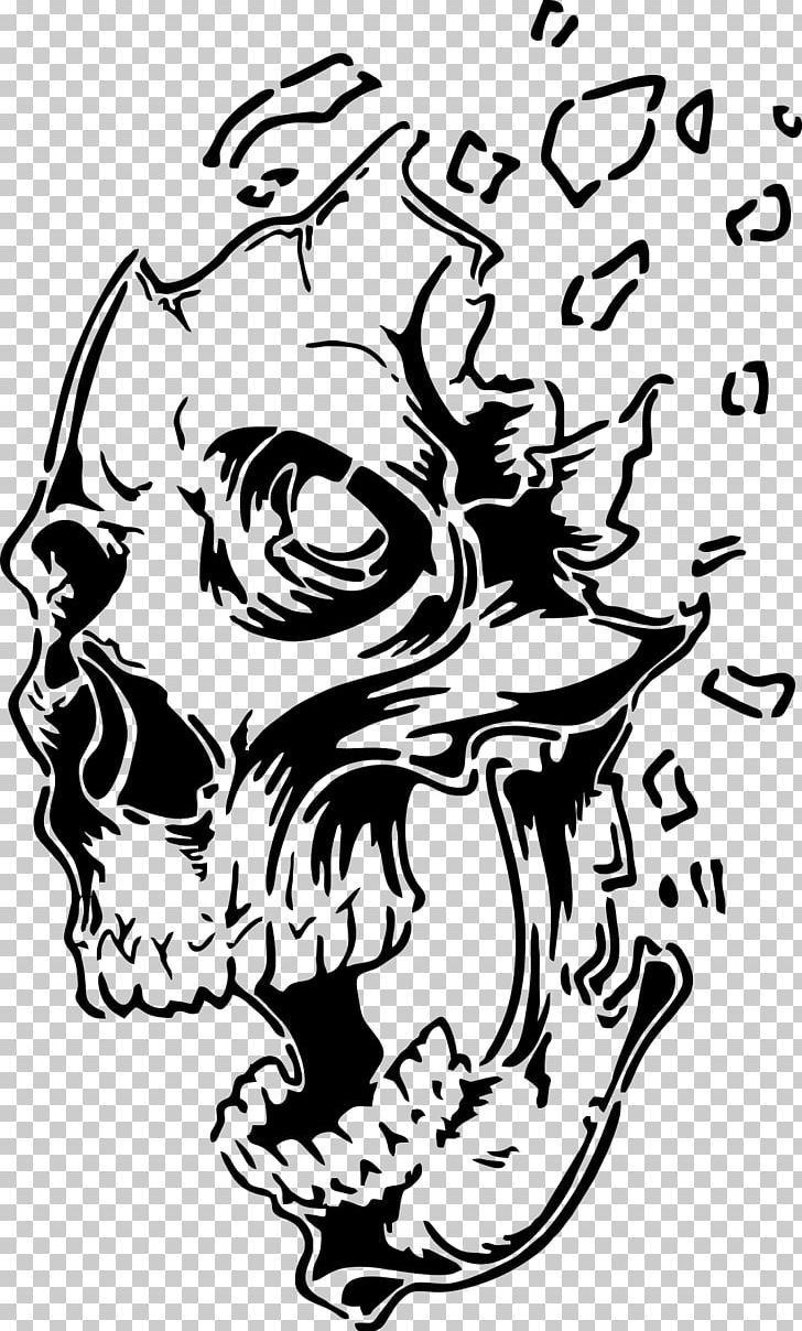 Stencil Airbrush Drawing Skull Art Png pertaining to Free Printable Airbrush Stencils