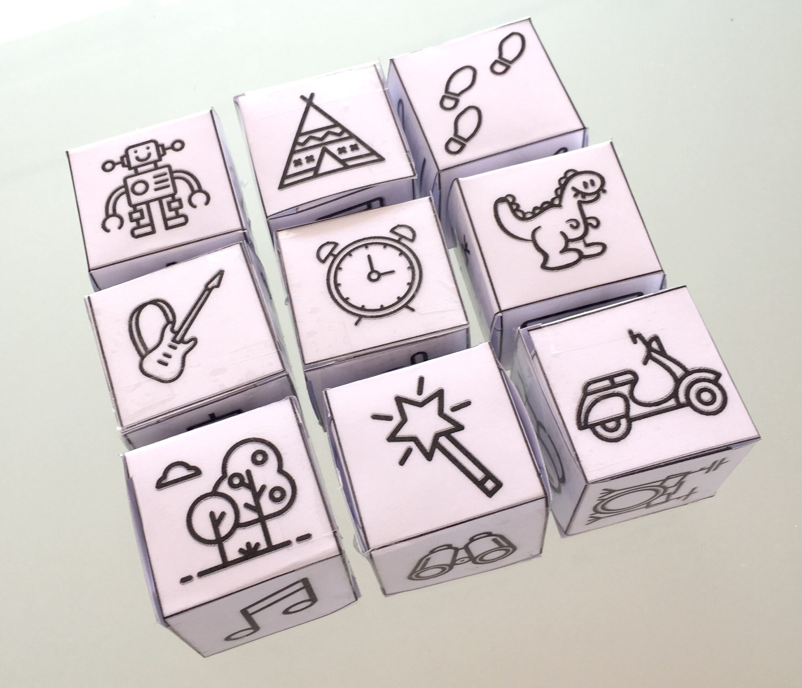 Story Cubes - One Game For A Thousand Stories ! - Kidslife with regard to Free Printable Story Cubes