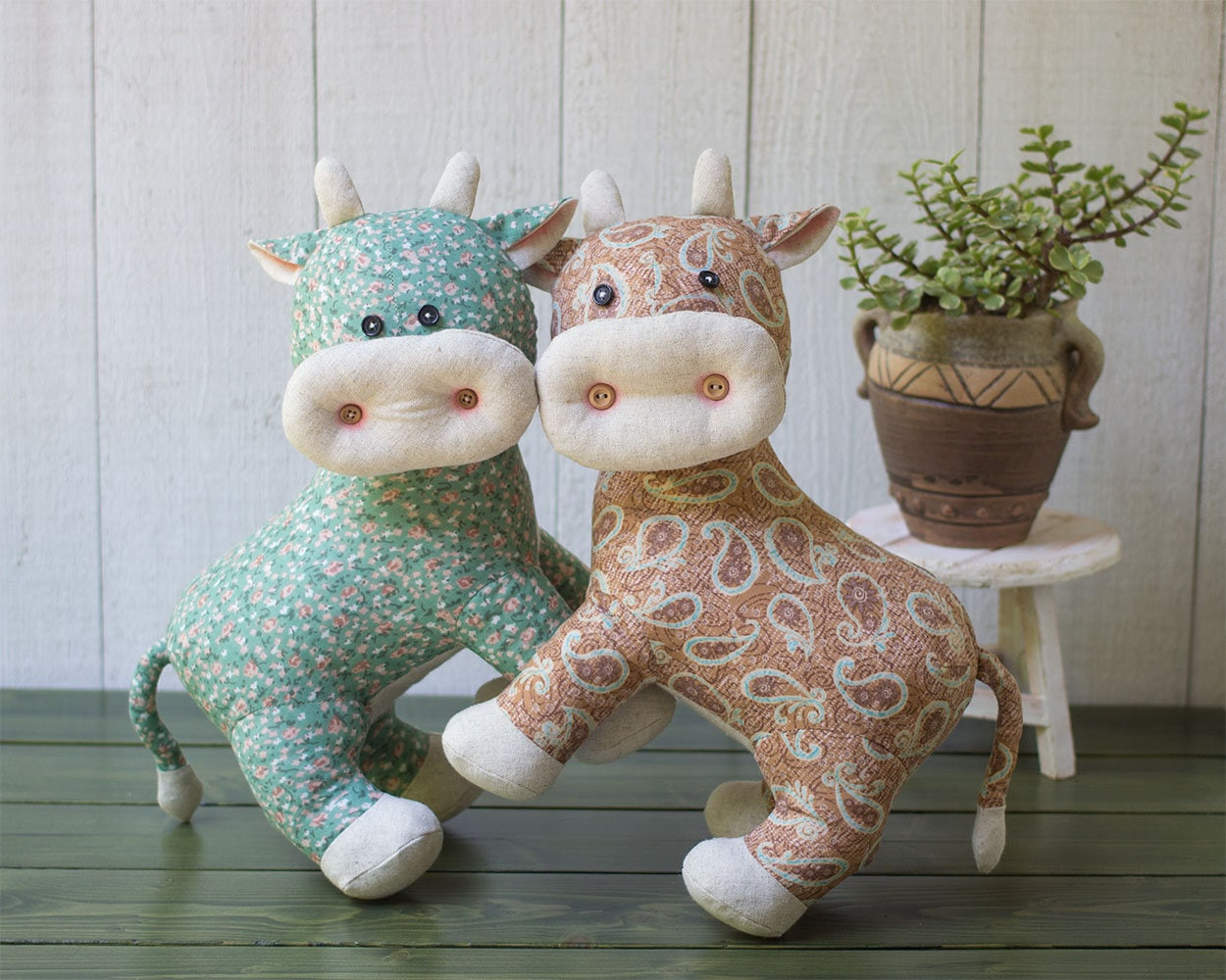 Stuffed Cow Sewing Pattern | Sewenir Sewing Projects with Free Printable Cow Sewing Pattern