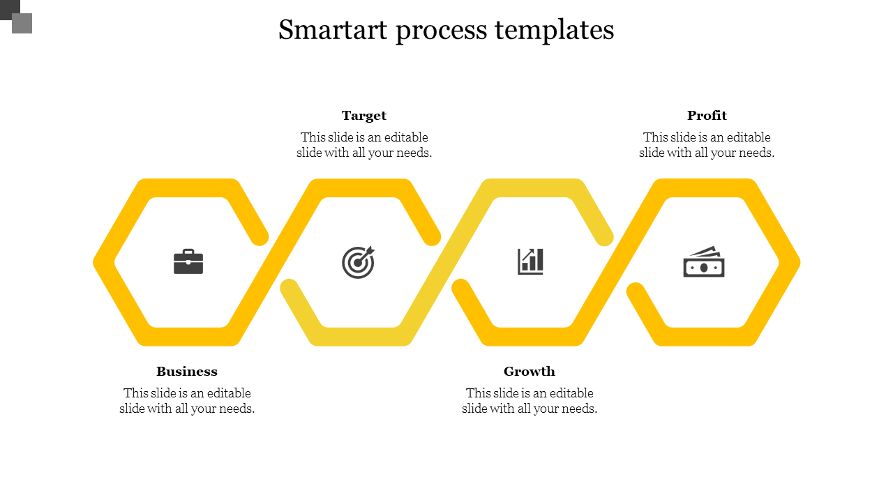 Stunning Smartart Process Templates Presentation Slide for Free Powerpoint Smartart Process Templates
