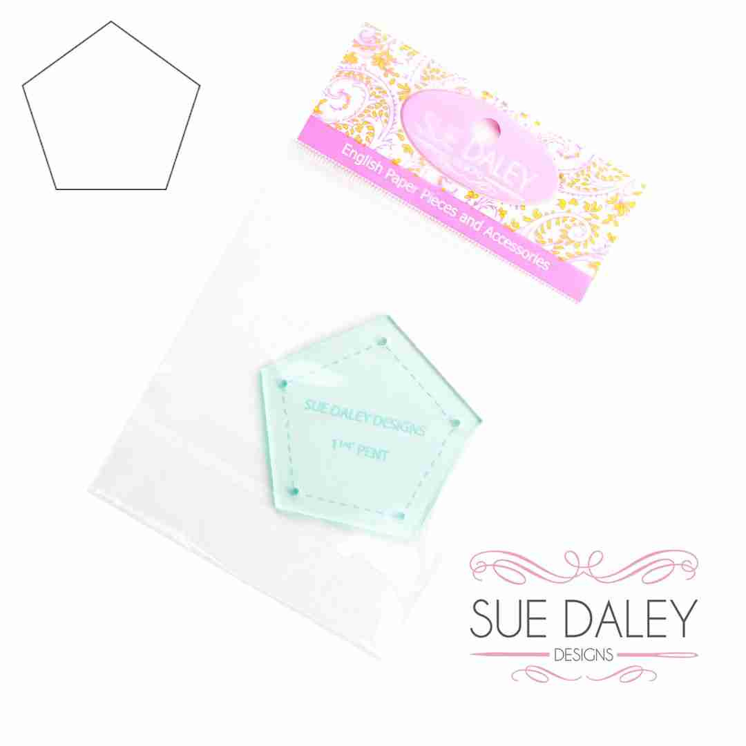Sue Daley English Paper Piecing Acrylic Pentagon Template 2 Inch pertaining to 2 Inch Printable Pentagon English Paper Piecing Pattern