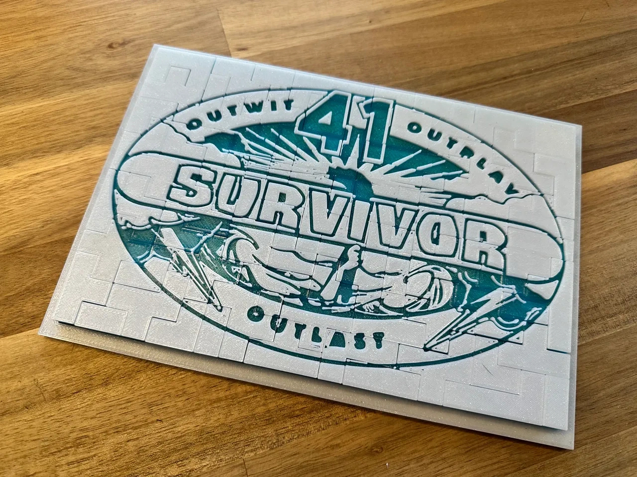 Survivor 41 - 75 Piece Logo Puzzleschultzeey | Download Free with Free Survivor Printables