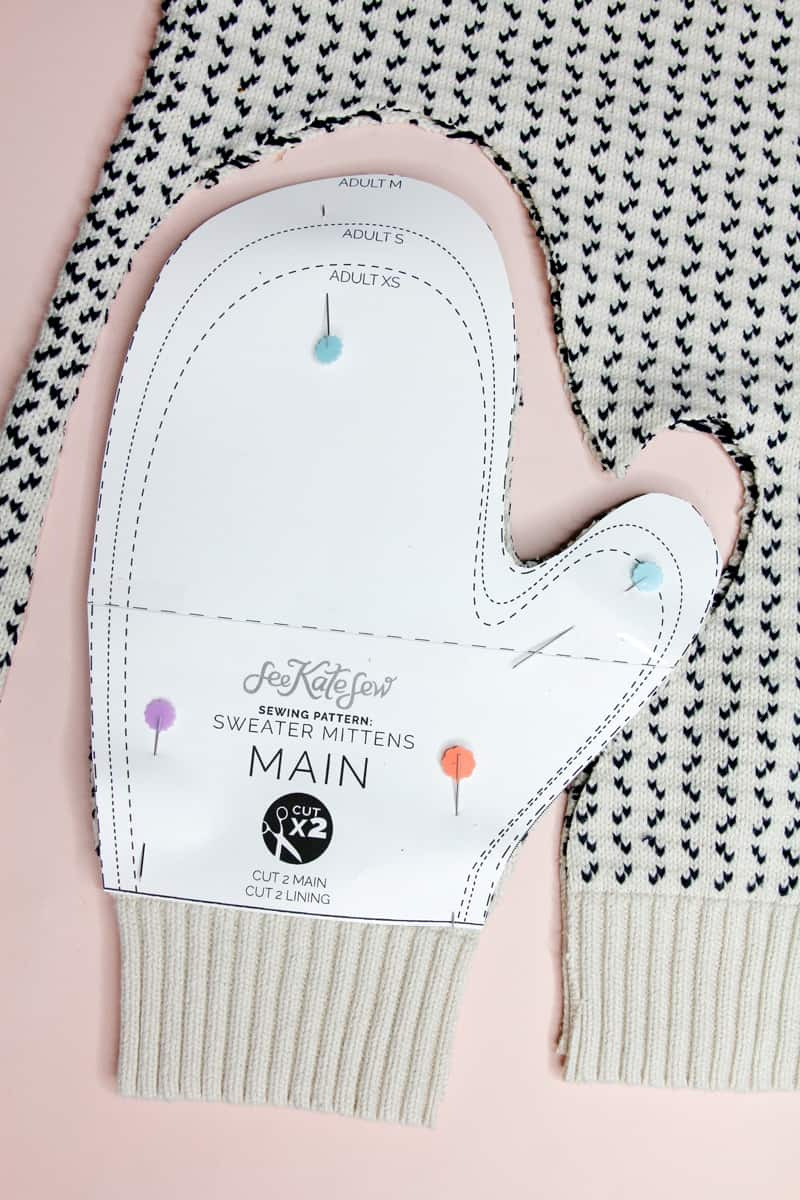 Sweater Mitten Pattern Sewing - Free Mittens Pdf Download - See regarding Free Printable Baby Mitten Sewing Pattern