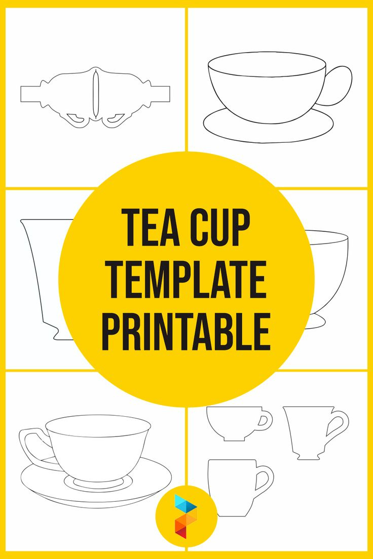 Tea Cup Template Free - 10 Free Pdf Printables | Printablee pertaining to Free Printable Tea Cup Pattern