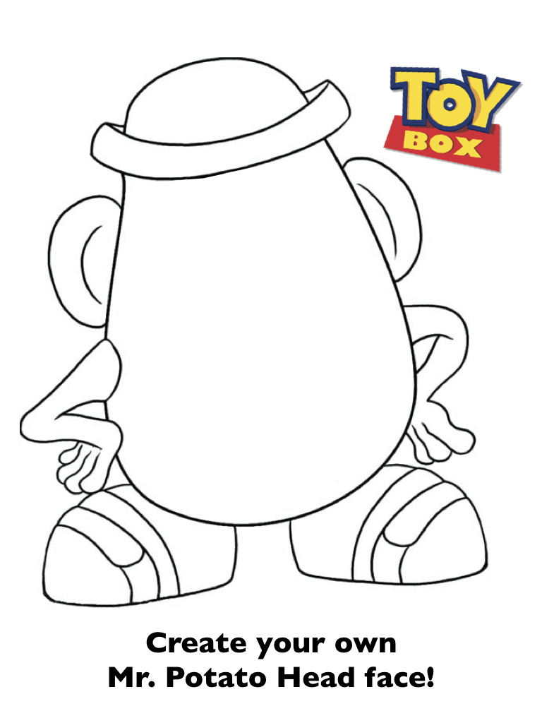 Tea With Mrs. Nesbitt: Mr. Potato Head Template pertaining to Free Printable Mr Potato Head Parts