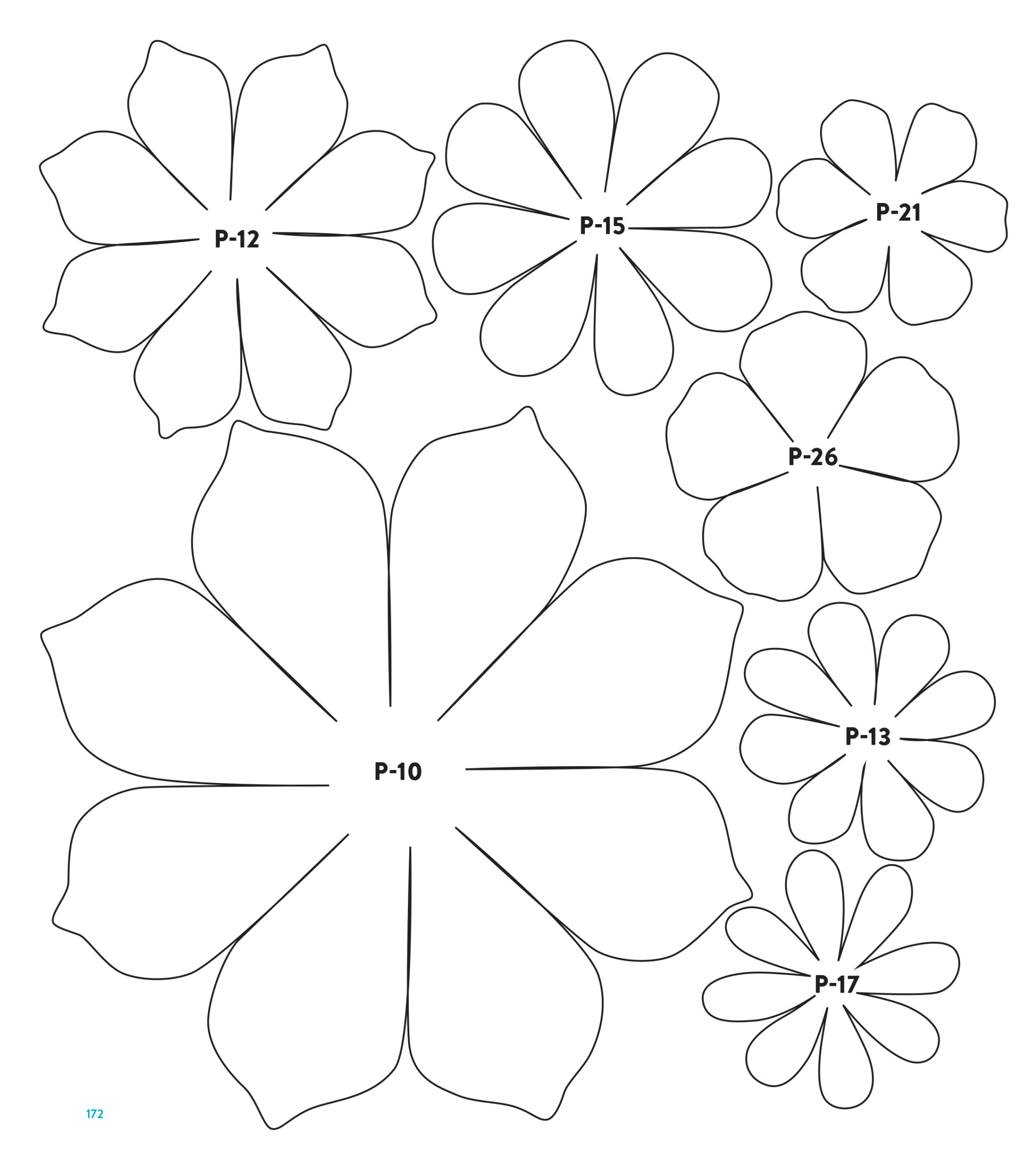 Templates regarding Free Gardenia Paper Flower Template
