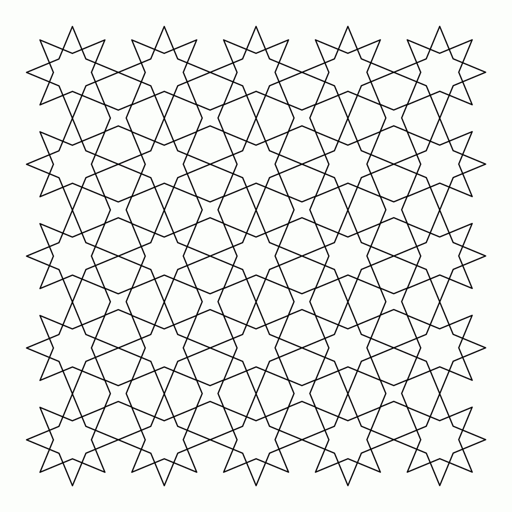 Tessellation Coloring Pages Printable - Free And Fun Geometric regarding Free Printable Tessellation Patterns To Color