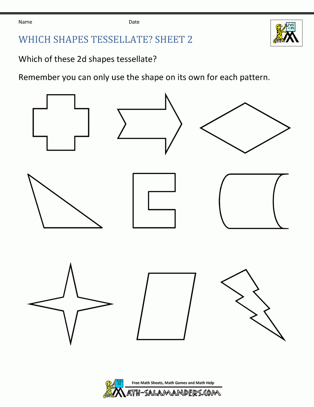 Tessellations In Geometry 1 with regard to Tessellation Patterns Printable Free