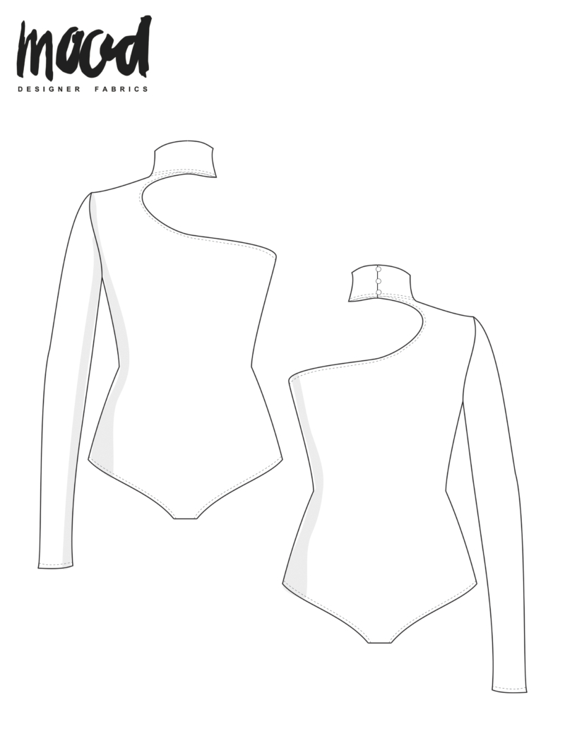 The Avens Bodysuit - Free Sewing Pattern intended for Free Printable Unitard Pattern