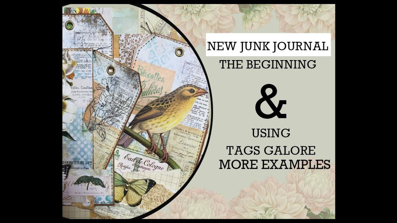 The Beginning New Journal , Collage,Clusters And Some Tags within Artymaze Free Printables