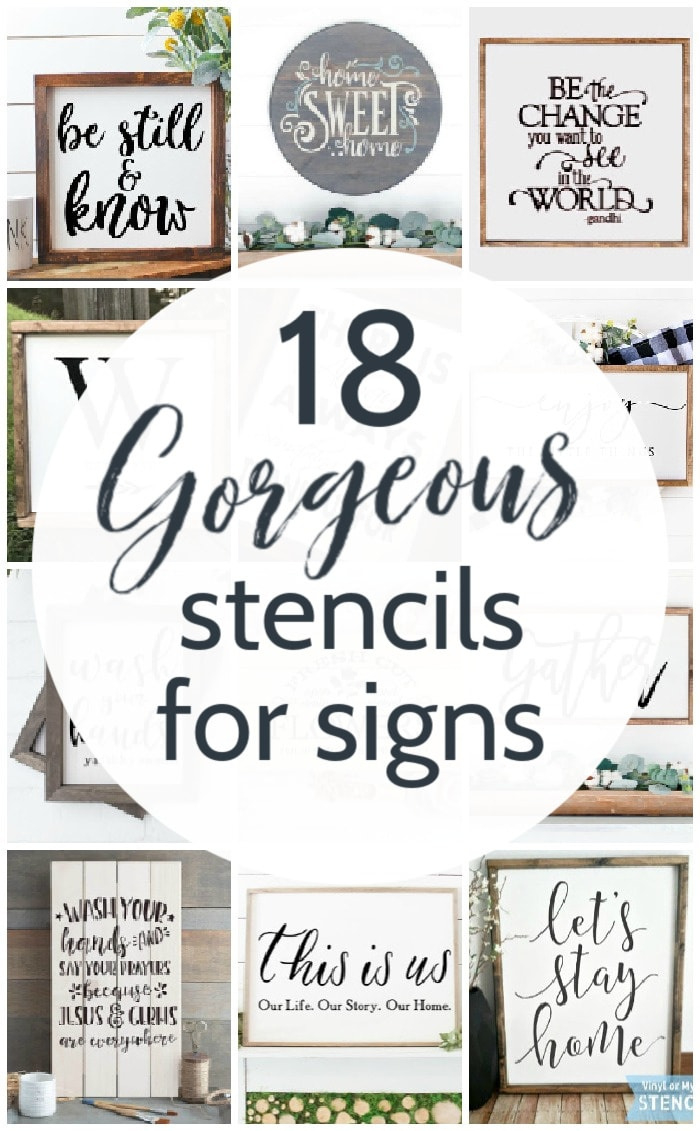 The Best Stencils For Signs Plus How To Choose One inside Free Printable Stencils For Wood Signs