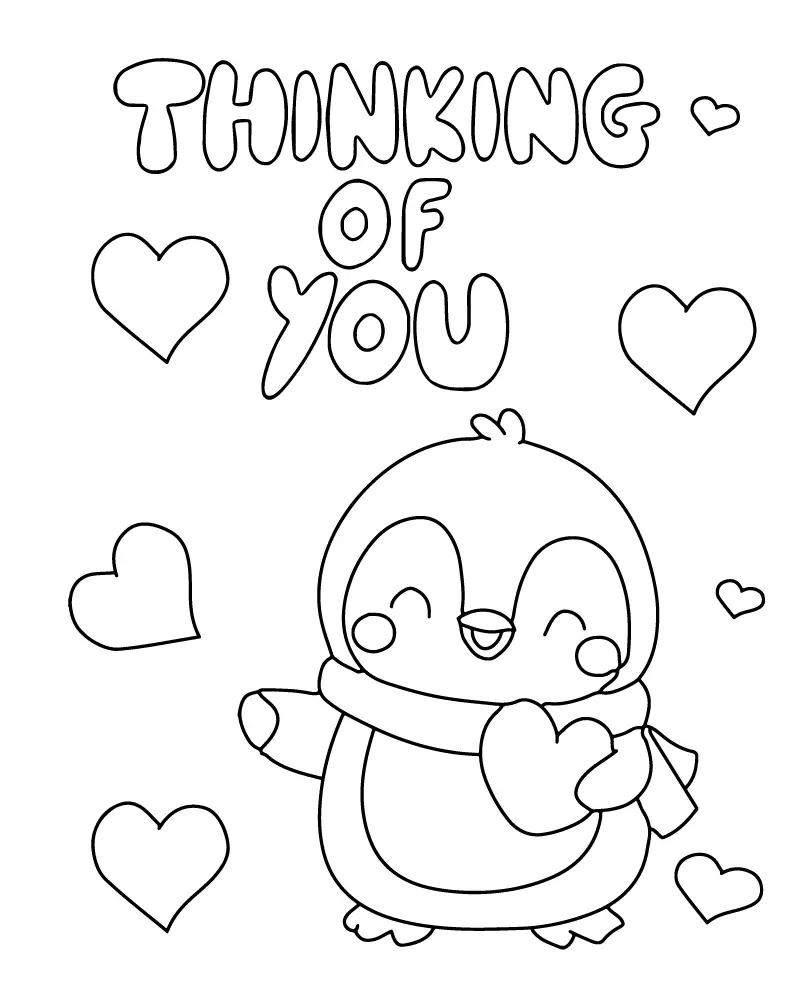 Thinking Of You Coloring Pages To Print - Free Printable Coloring throughout Free Printable Thinking Of You Coloring Pages