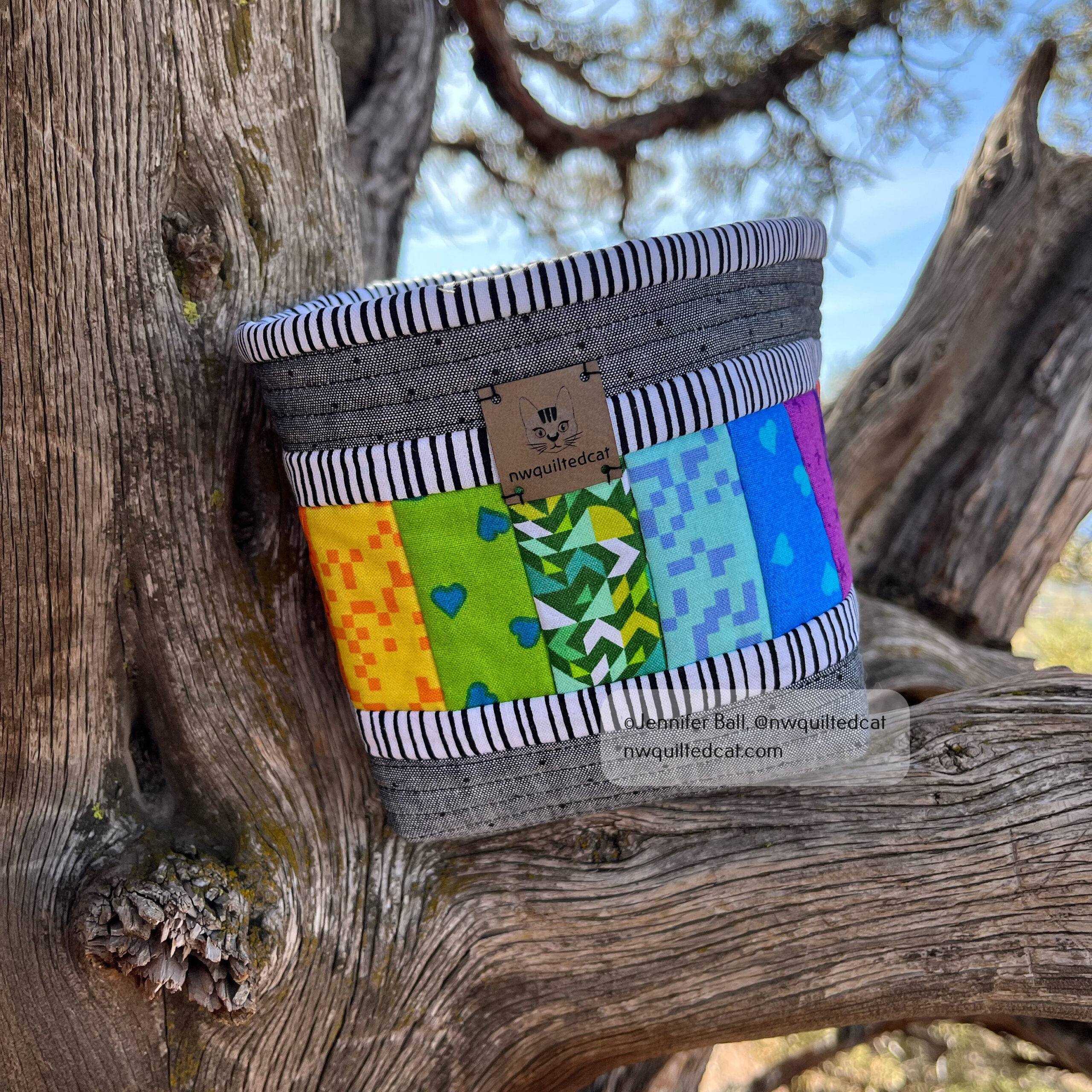 Thread Catcher Baskets! | Nw Quilted Cat intended for Free Printable Thread Catcher Pattern