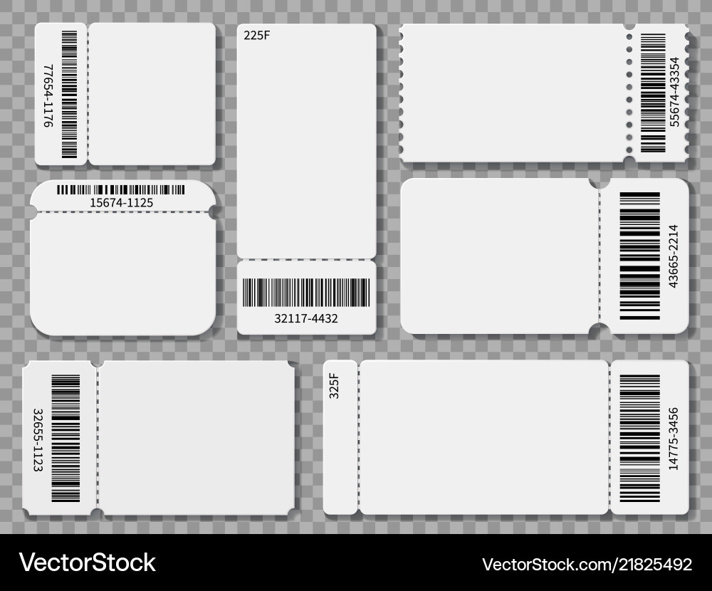 Ticket Templates - Admit One Concert Royalty Free Vector inside Admit One Ticket Printable Free