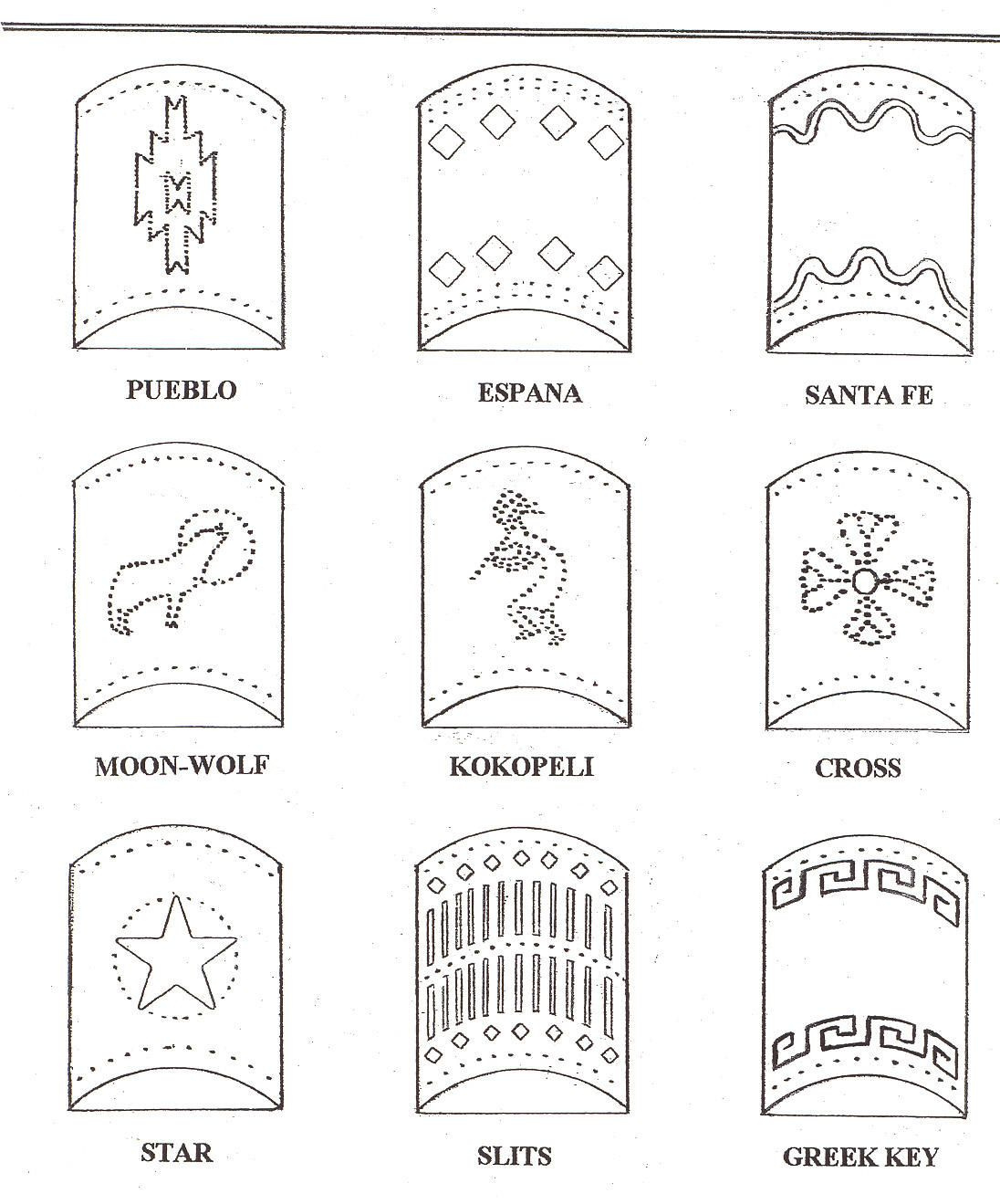 Tin Lantern Patterns - Sewing Pattern Library with regard to Printable Tin Lantern Patterns