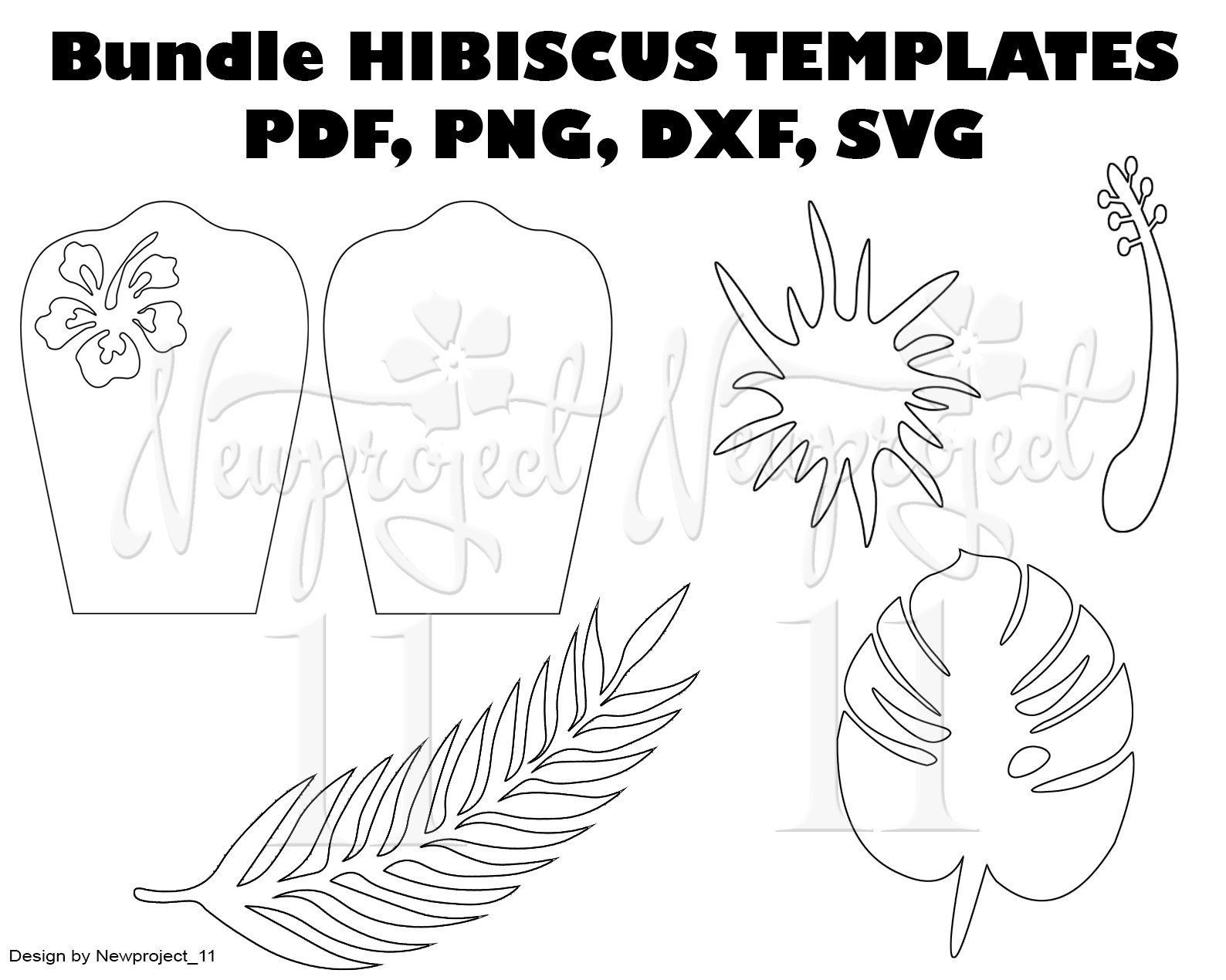 Tissue Paper Flower Petal Template 8Fe regarding Free Printable Hawaiian Flower Stencil