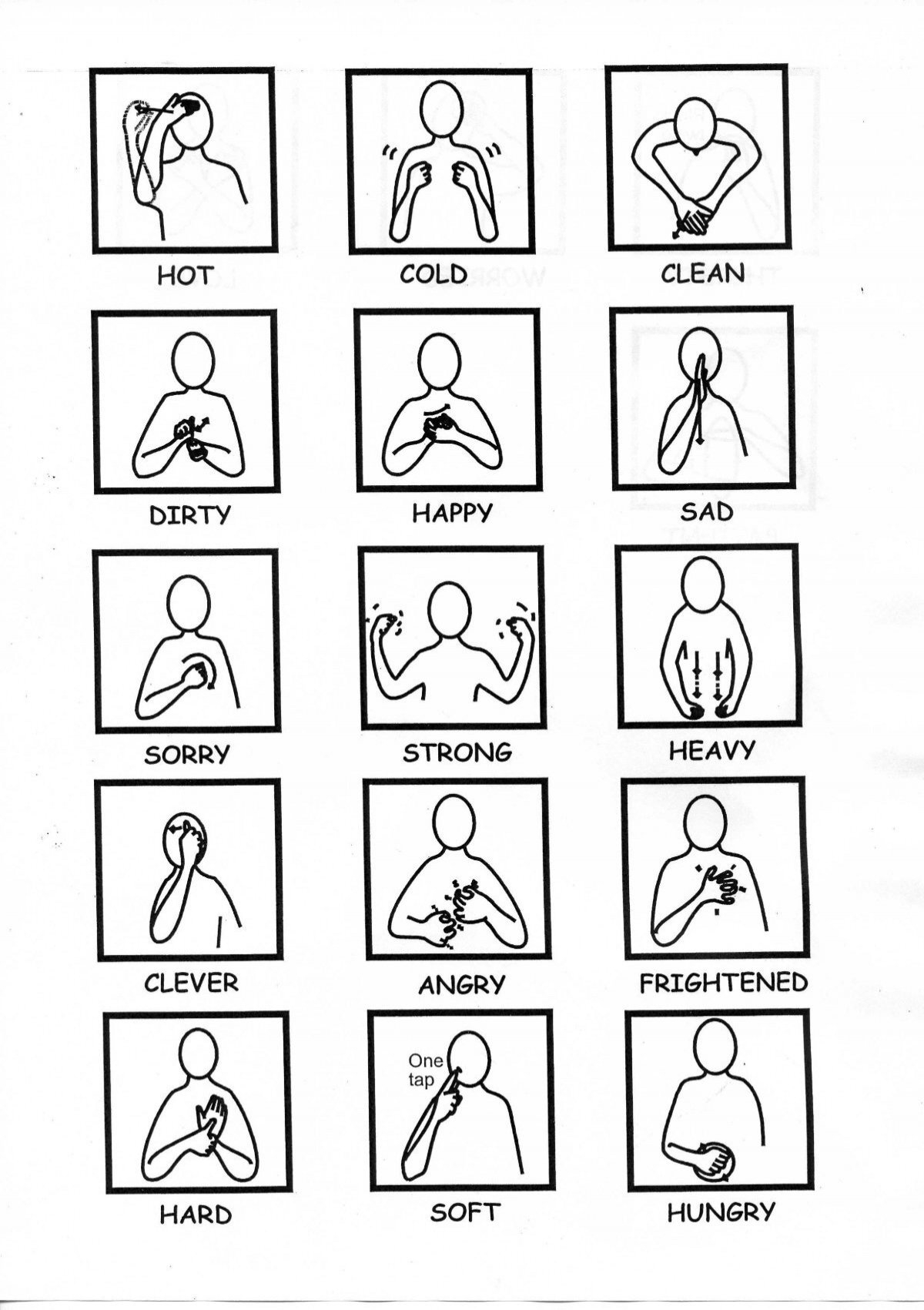 To Download A Pdf Of Basic Makaton - Safety Net in Basic Free Printable Makaton Signs