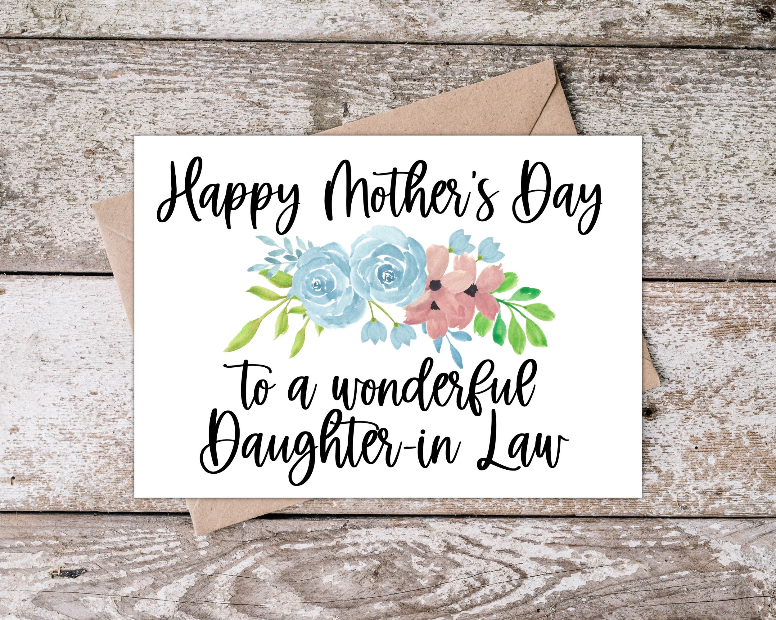 To My Free Mothers Day Cards For Daughter In Law Printable in Free Printable Mothers Day Cards For Daughter In Law