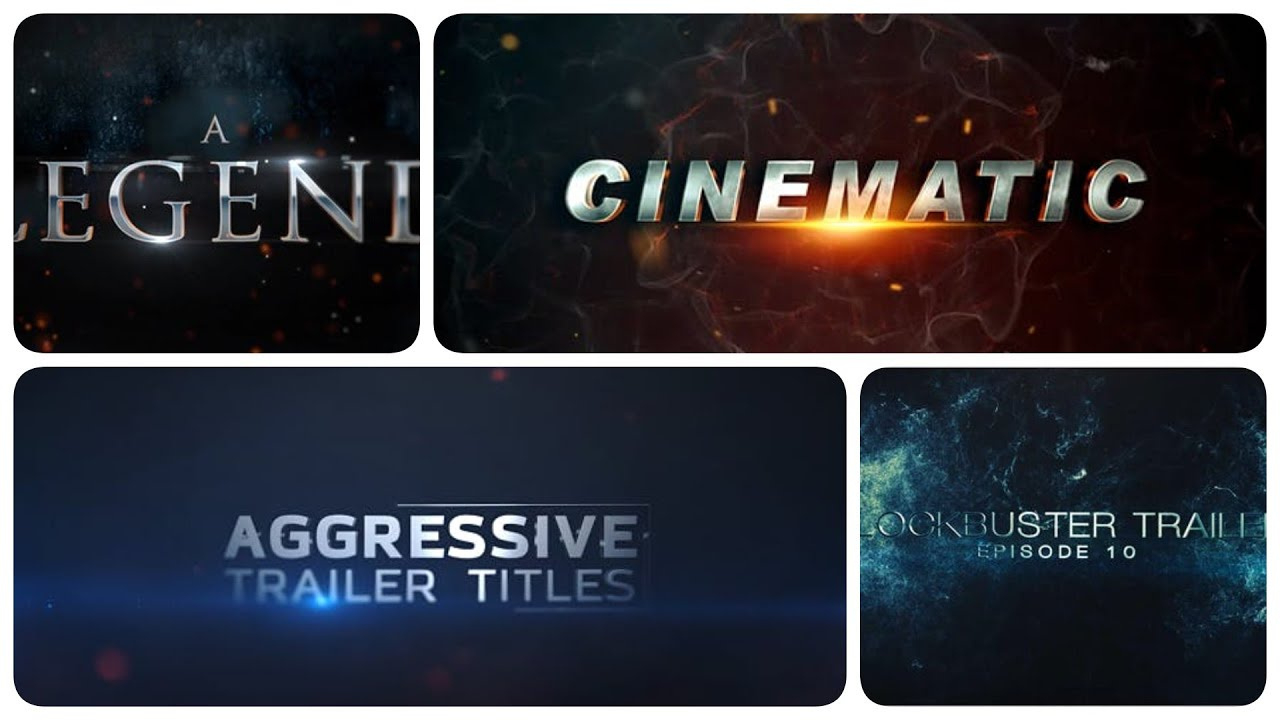 Top 10 Trailer After Effects Template 🎬💣 (After Effects Template) in Blockbuster Trailer 10 After Effects Template Free Download