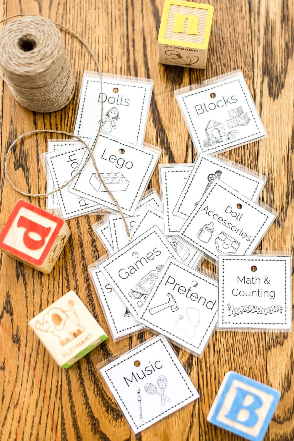 Toy Organization Printable Labels And Playroom Storage - Bless'Er in Free Printable Organizing Labels