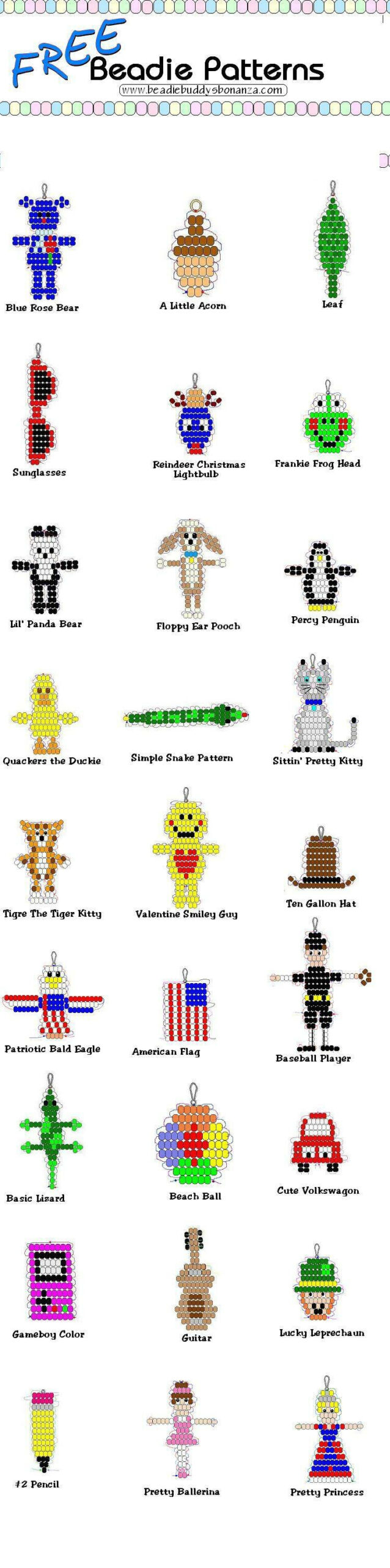 Turtle Pony Bead Pattern | Ashleydownrametra1970&amp;#039;S Ownd with regard to Free Printable Animal Bead Patterns