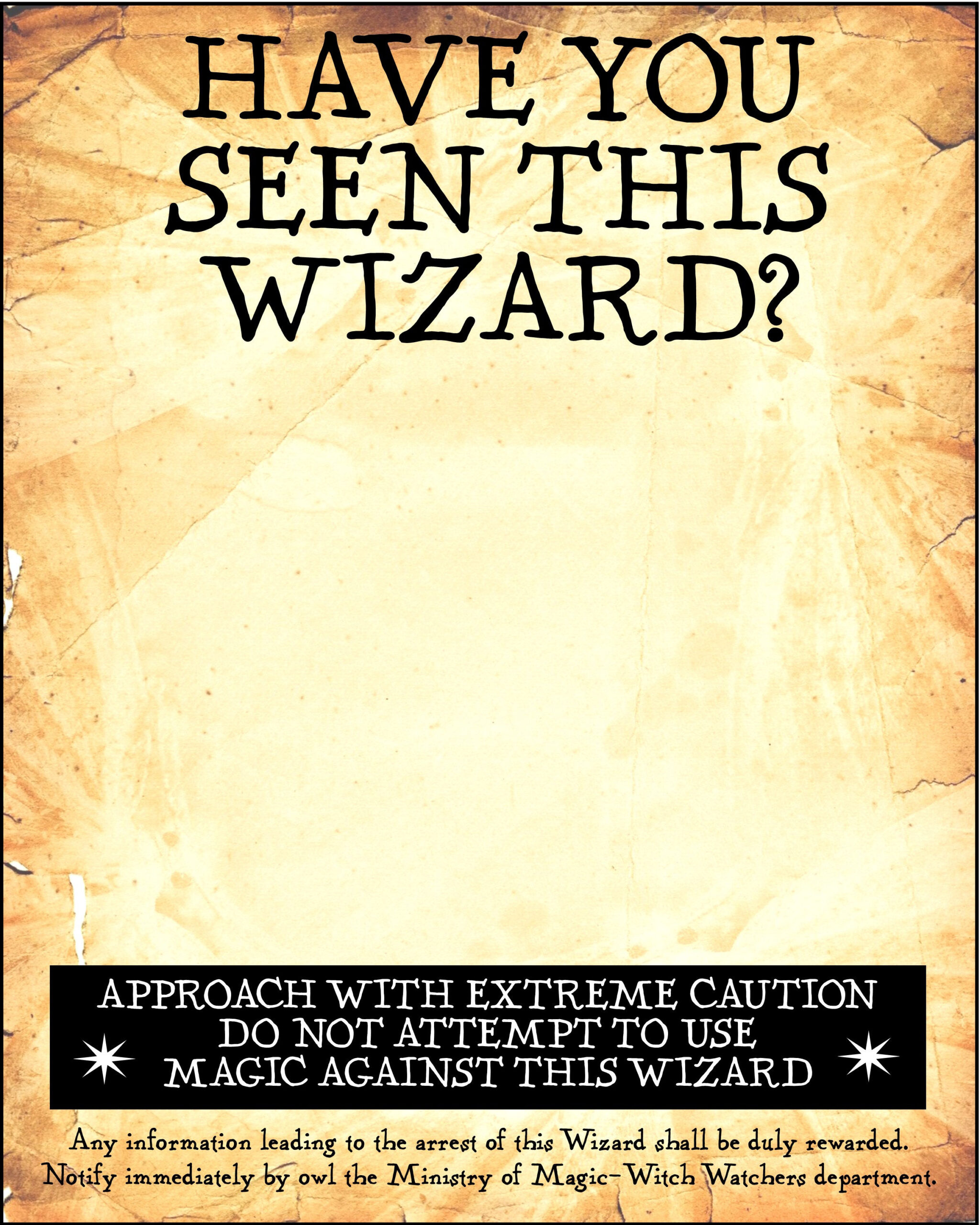 Undesirable No. 1 &amp;amp; Have You Seen This Wizard(S) / Witch(Es) 18 X with Free Printable Have You Seen This Wizard