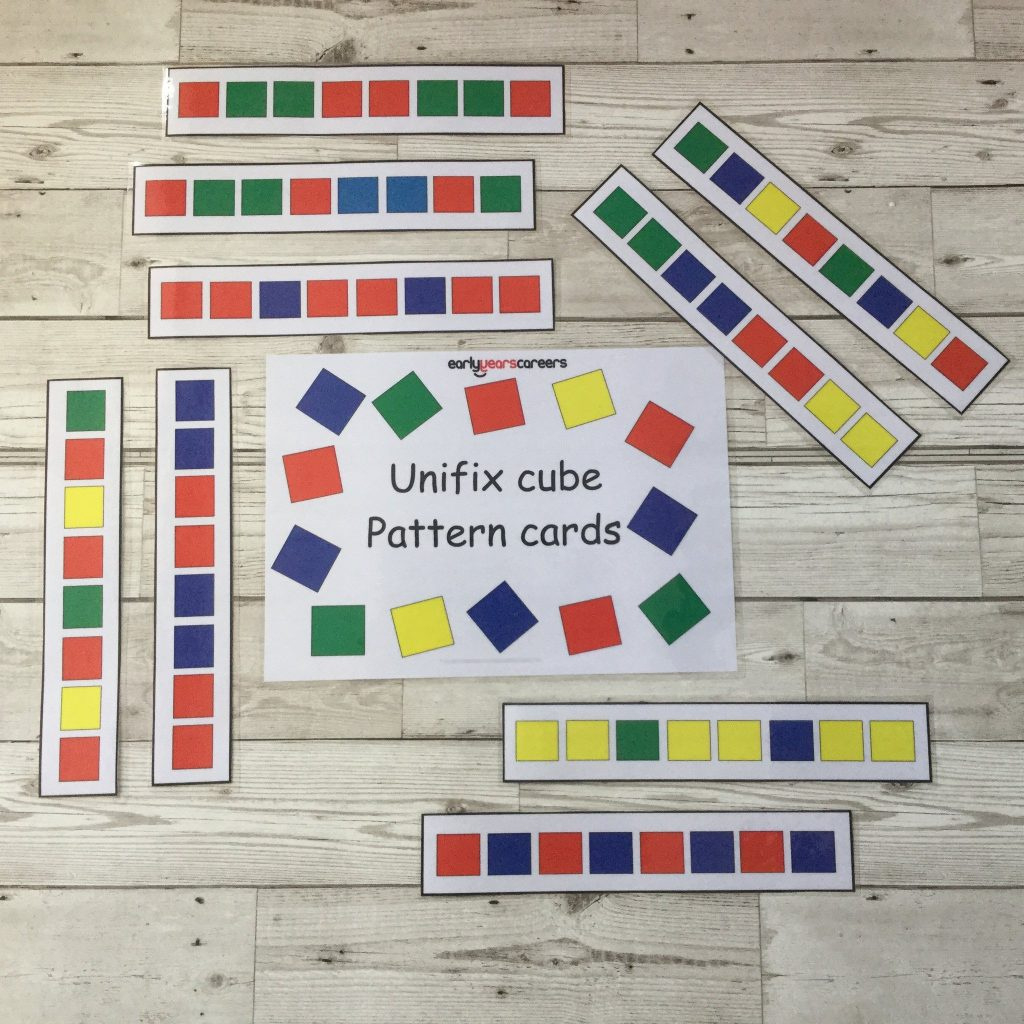Unifix Cube Pattern Cards Free Printable - Printable Party Favors throughout Free Printable Unifix Cube Pattern Cards