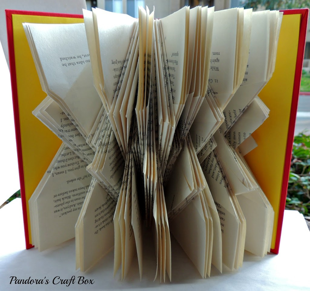 Upcycle: Book Folding - Free Patterns | The Refab Diaries with Free Book Folding Templates