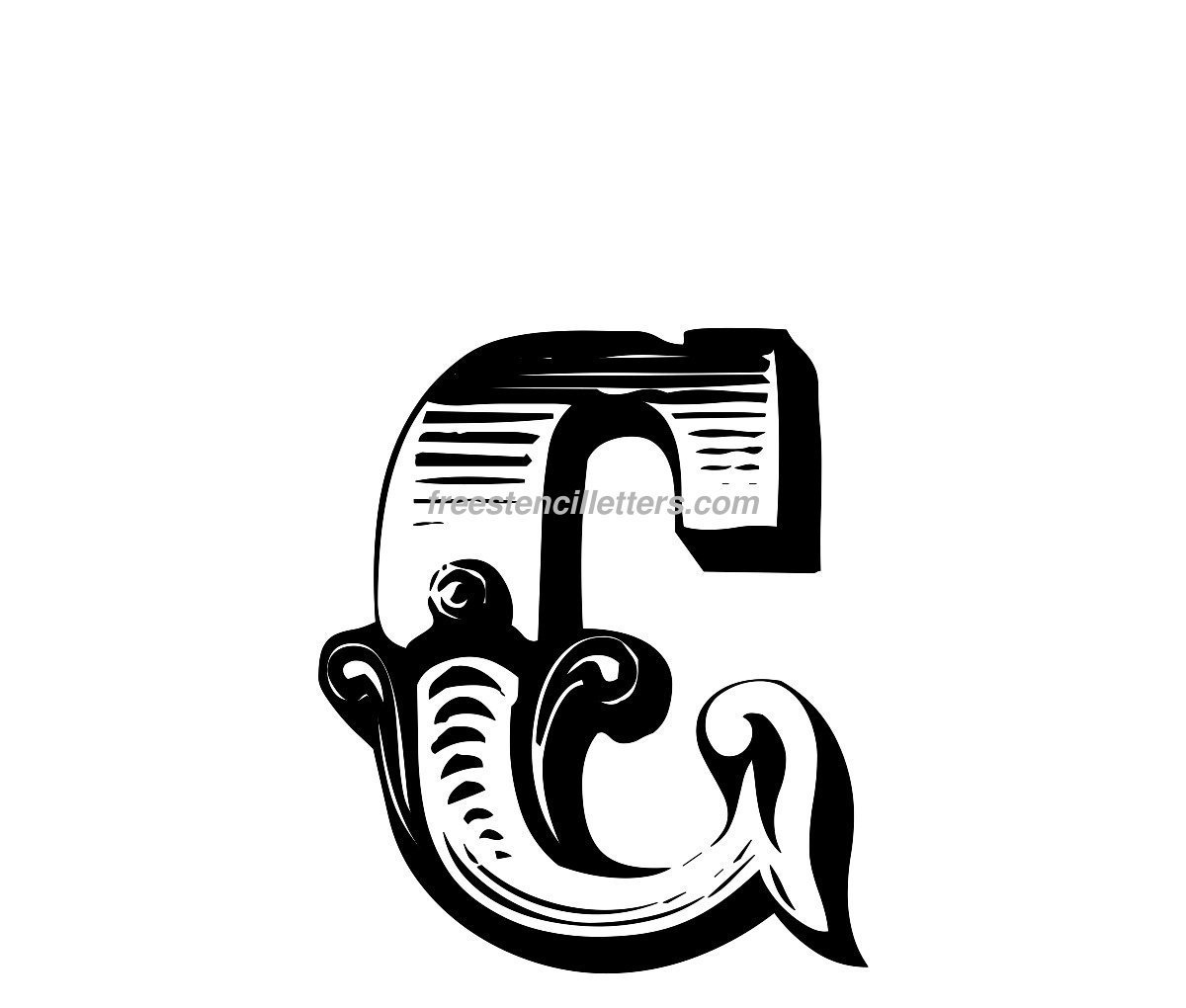 Victorian Stencil Patterns Archives - Free Stencil Letters intended for Free Printable Victorian Stencils