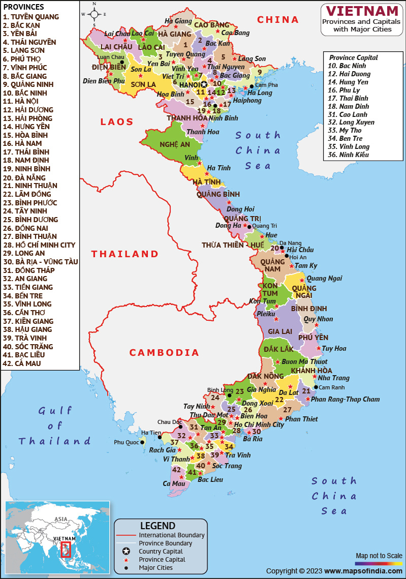 Vietnam Map | Detailed Political Map Of Vietnam With Provinces intended for Free Printable Map Of Vietnam