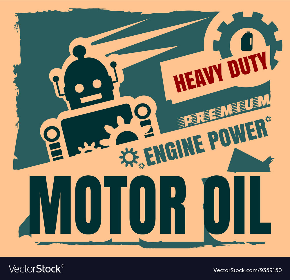Vintage Label Design Template Motor Oil Royalty Free Vector intended for Free Printable Oil Can Labels
