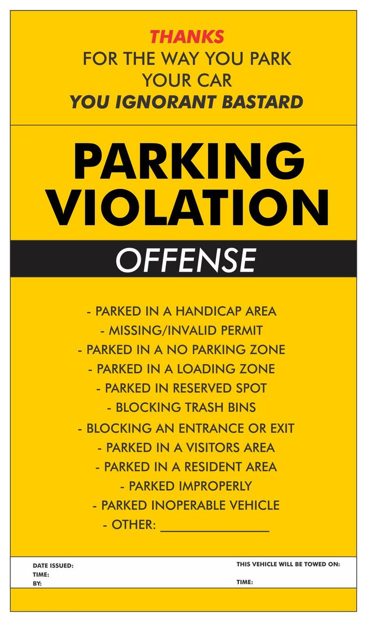 Violation Tickets - 10 Free Pdf Printables | Printablee intended for Printable Fake Parking Tickets Free
