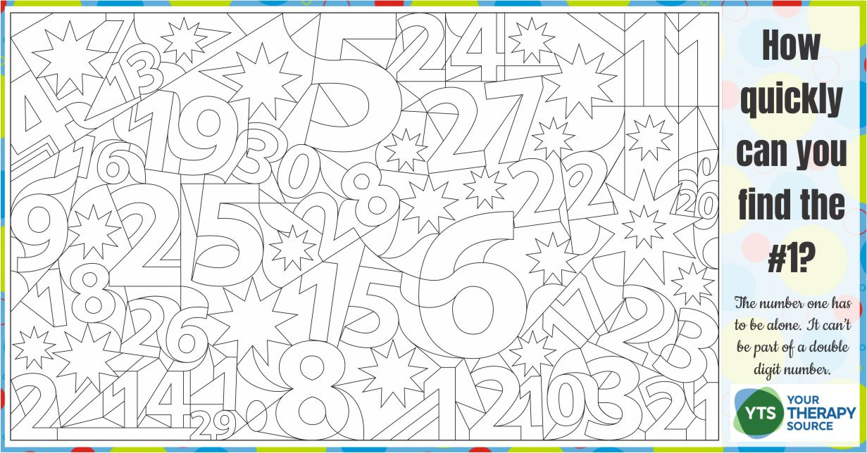 Visual Scanning Archives - Your Therapy Source within Free Printable Visual Scanning Worksheets