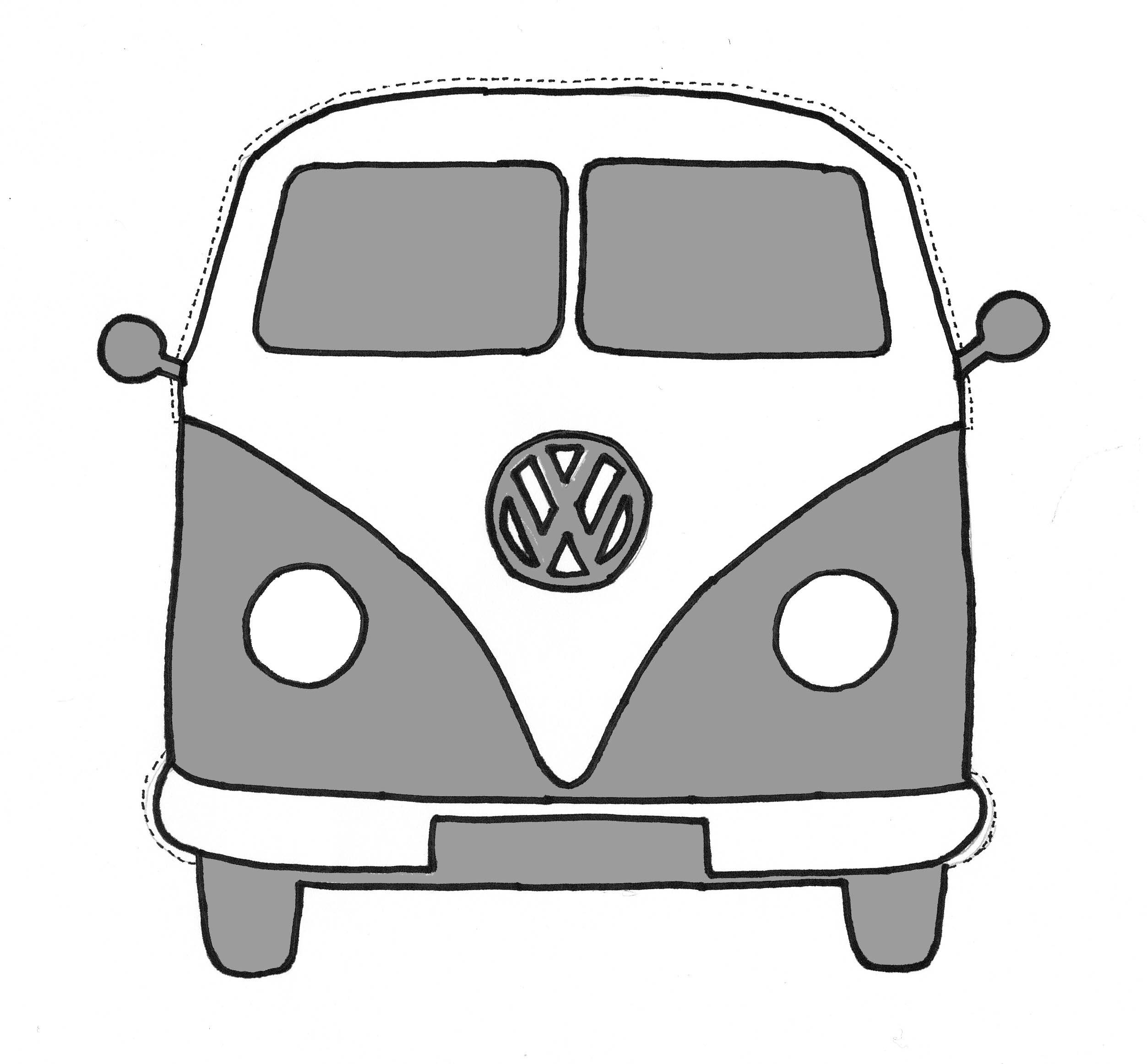 Vw Bus Printable! | inside Free Printable Car Stencils