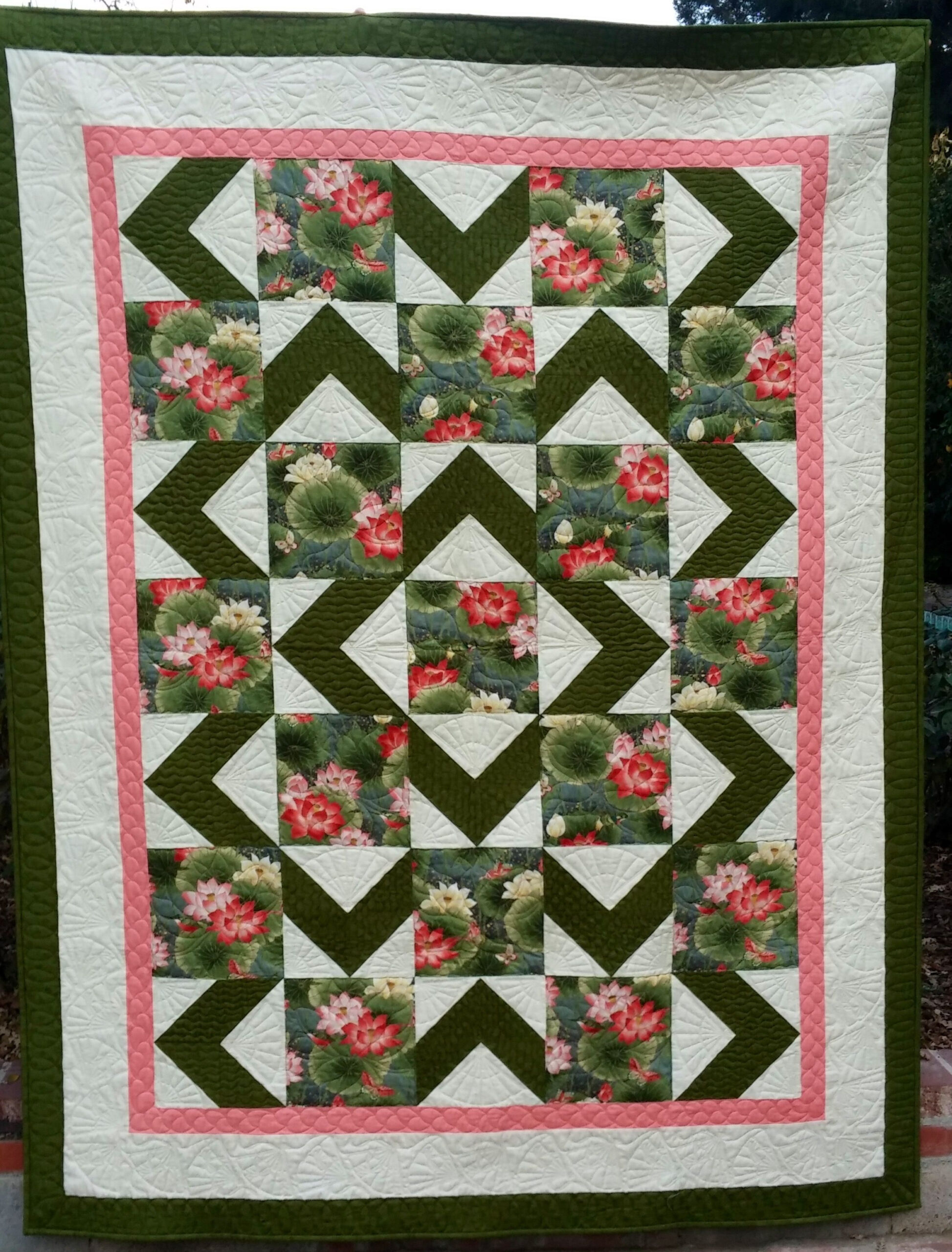 Walkabout Quilt Pattern - Sewing Pattern Library pertaining to Free Printable Walk About Quilt Pattern