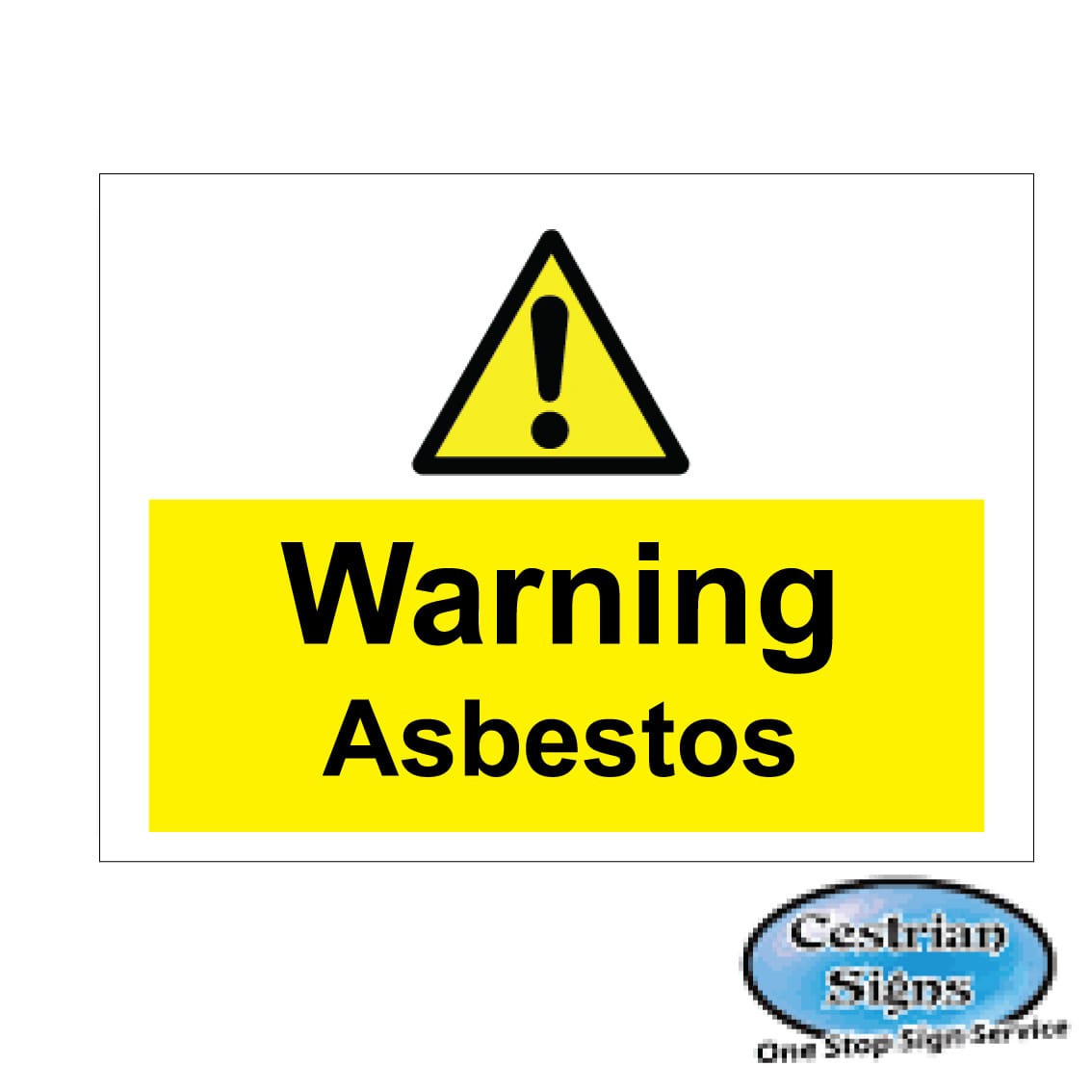 Warning Asbestos Signs 600Mm X 400Mm - Cestrian Signs within Free Printable Asbestos Warning Signs