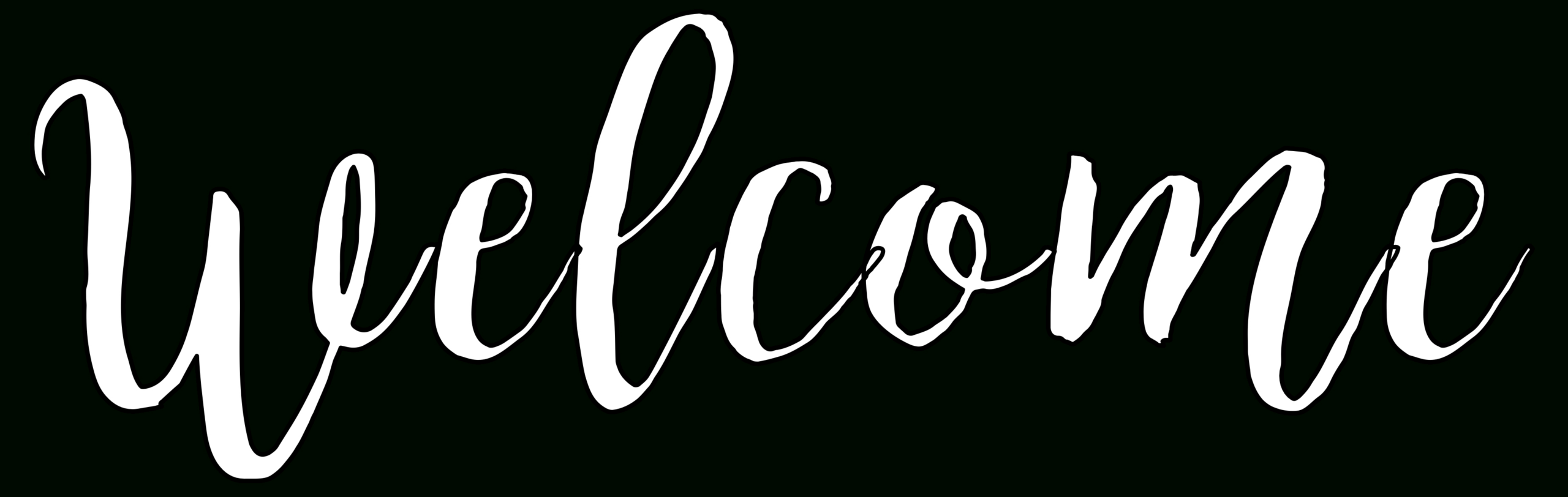 Welcome Stencil Printable Free - Worksheets Library within Free Printable Welcome Stencil