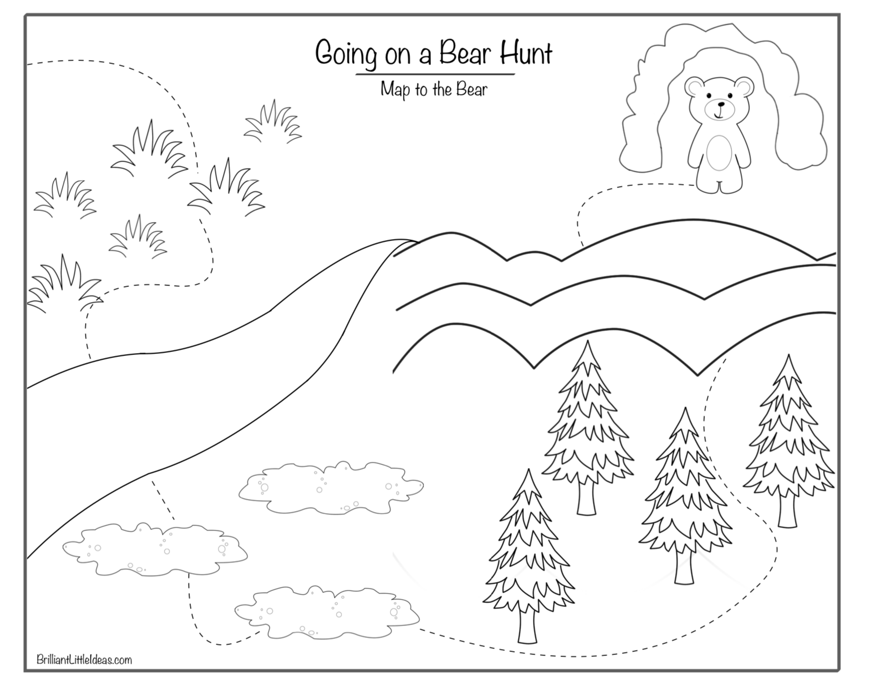 We&amp;#039;Re Going On A Bear Hunt Book, Games And Activities – English within We Re Going On a Bear Hunt Free Printables