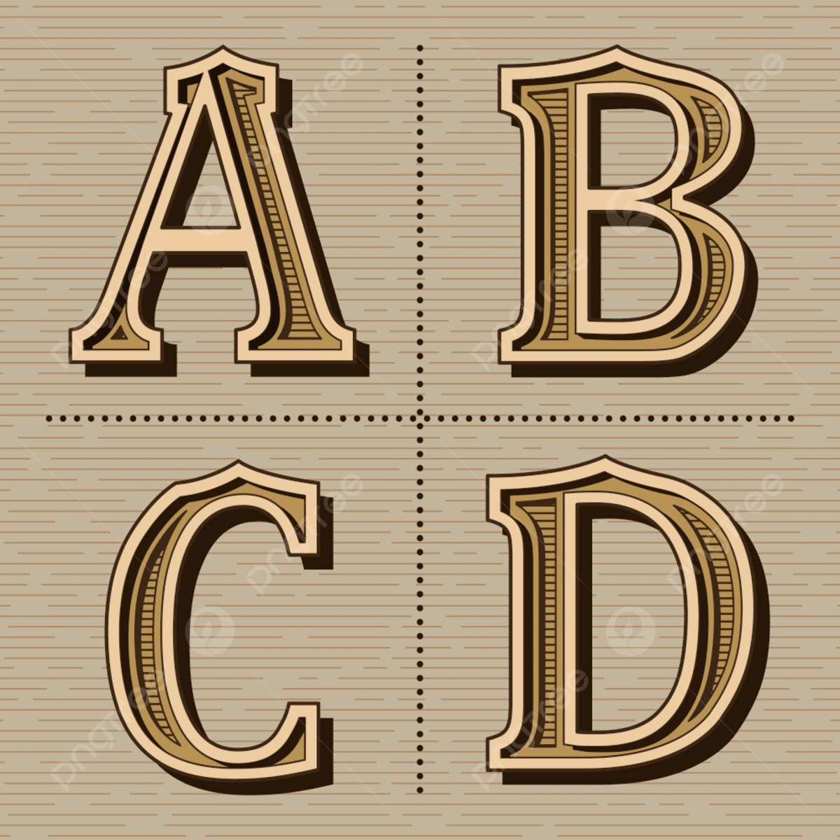 Western Alphabet Design Letters Vintage Vector A, Circus, Alphabet with Free Printable Old Western Alphabet Stencils Templates