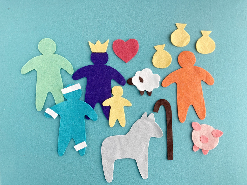 Wild Olive: Project // Felt Board Pieces To Tell Stories Of Jesus for Free Printable Felt Board Bible Stories
