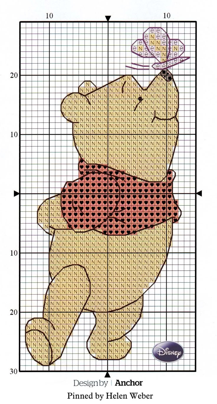 Winnie The Pooh regarding Free Printable Winnie the Pooh Cross Stitch Patterns