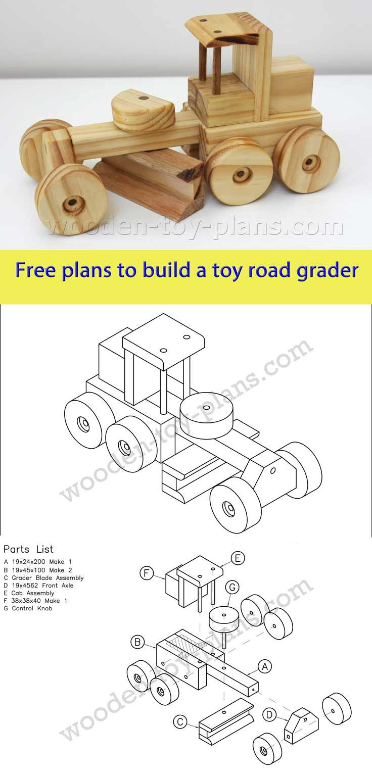 Wooden Construction Toys Free Project Plans Print Ready Pdf Download within Free Printable Wooden Toy Patterns