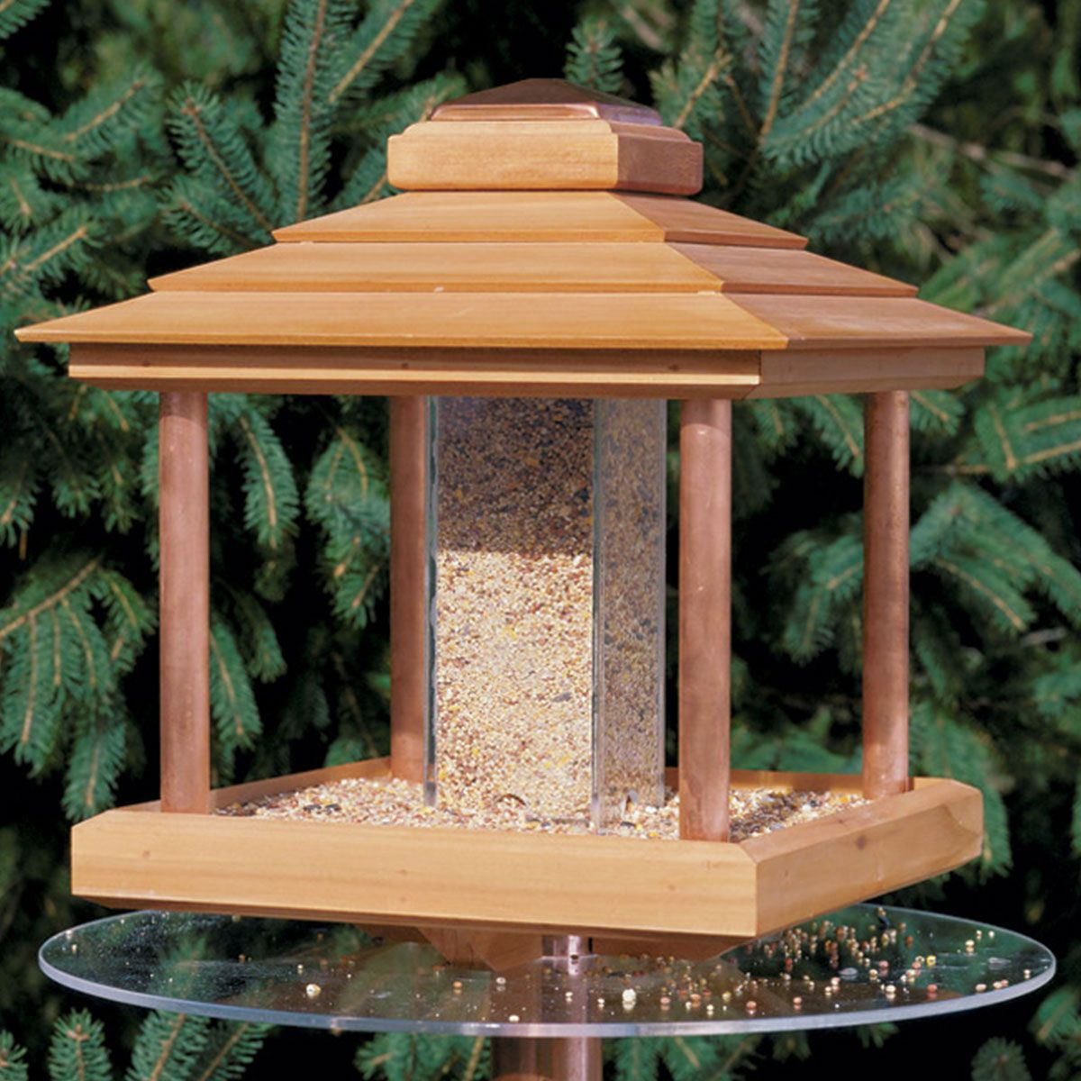 Woodsmith Cedar Bird Feeder Plan for Bird Feeder Patterns Free Printable
