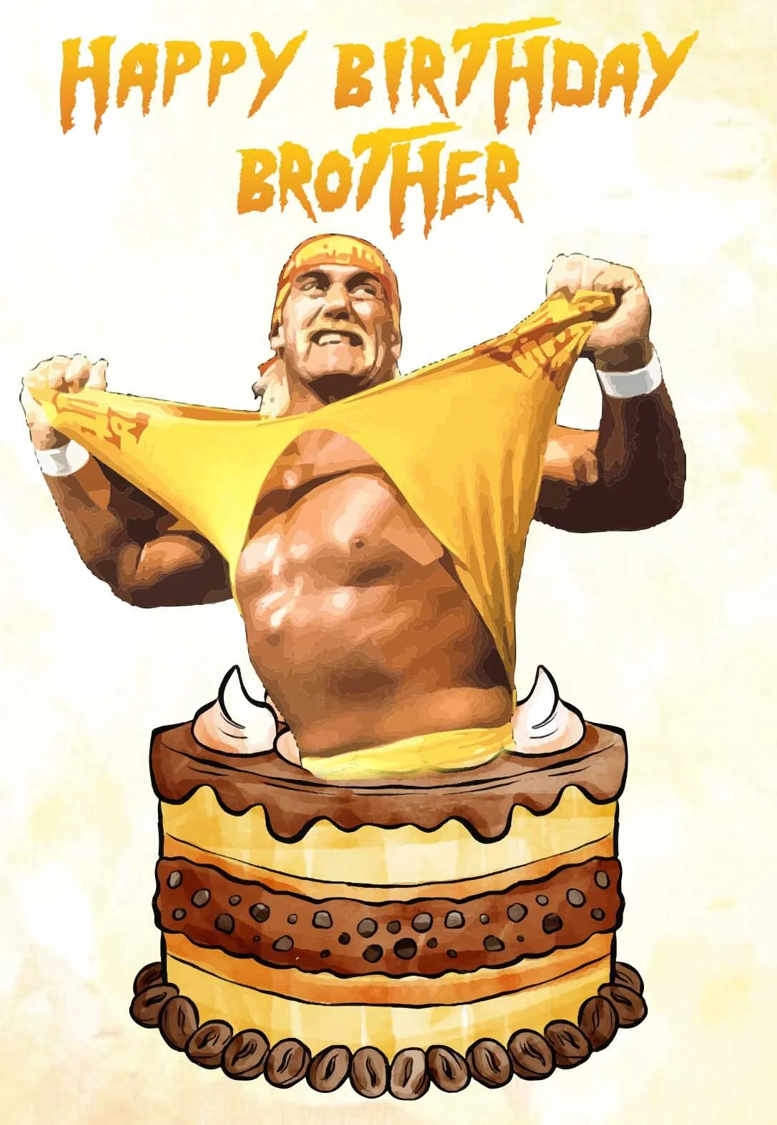 Wrestling Birthday Card — Printbirthday.cards with Wrestling Birthday Cards Printable Free
