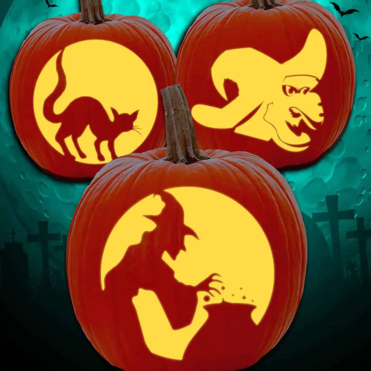 21 Free Witch Pumpkin Carving Stencils - Artsy Pretty Plants throughout Printable Witch Pumpkin Carving